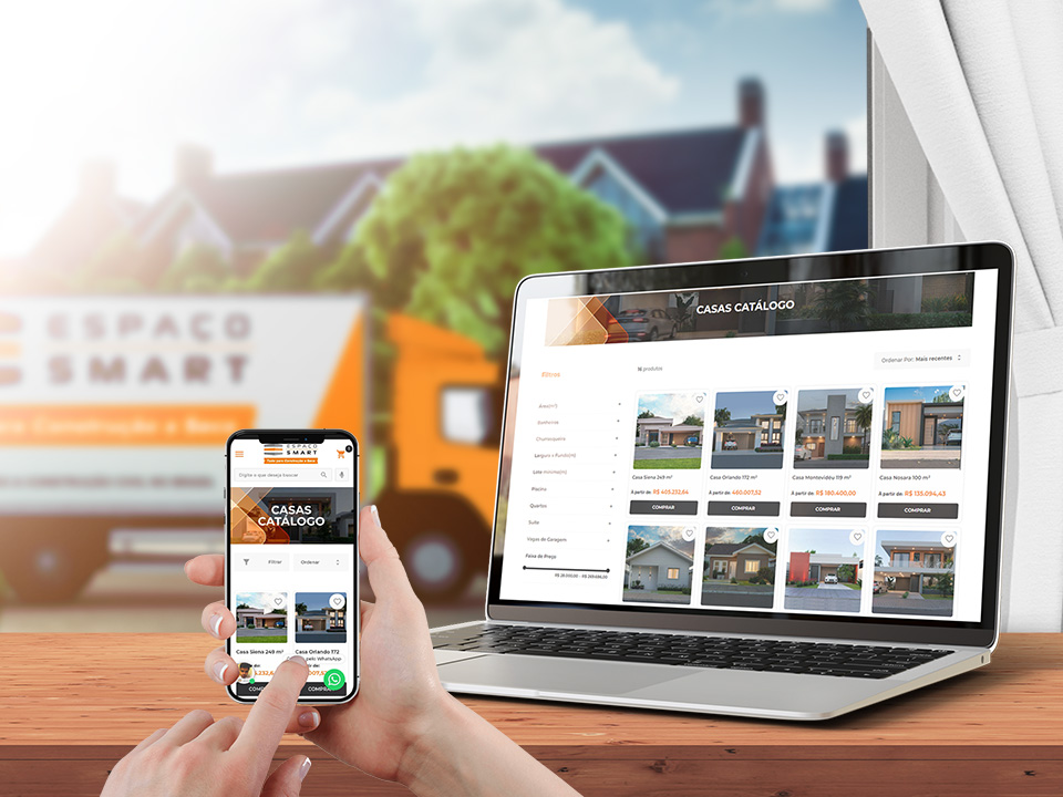 e-commerce de casas